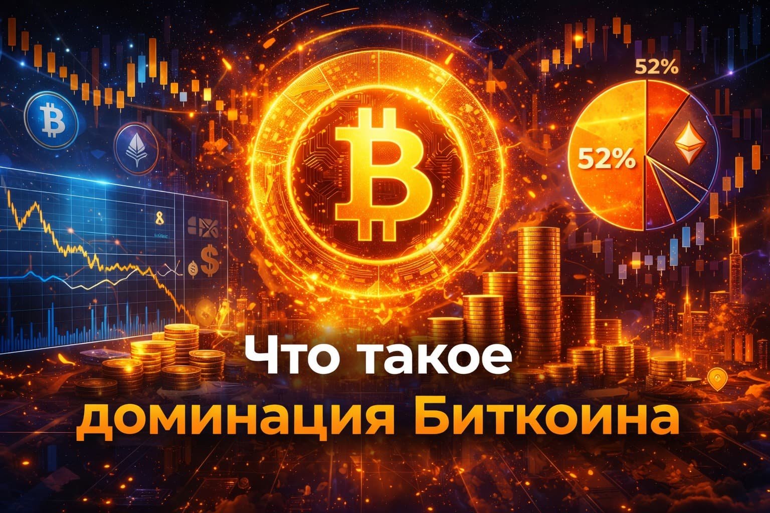 Что такое доминация Биткоина и почему это важно для инвестора